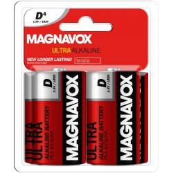 Magnavox 4 pack D Batteries