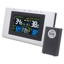 WEATHER STATION with Indoor / Outdoor Sensors and Alarm Clock