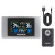 WEATHER STATION with Indoor / Outdoor Sensors and Alarm Clock