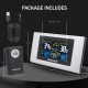 WEATHER STATION with Indoor / Outdoor Sensors and Alarm Clock