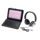 10.1 Inch Touch Screen Tablet with Keyboard, Case and Headphone