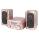 CD SHELF SYSTEM with Digital PLL AM/FM Stereo Radio and Bluetooth Wireless Technology