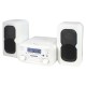CD SHELF SYSTEM with Digital PLL AM/FM Stereo Radio and Bluetooth Wireless Technology