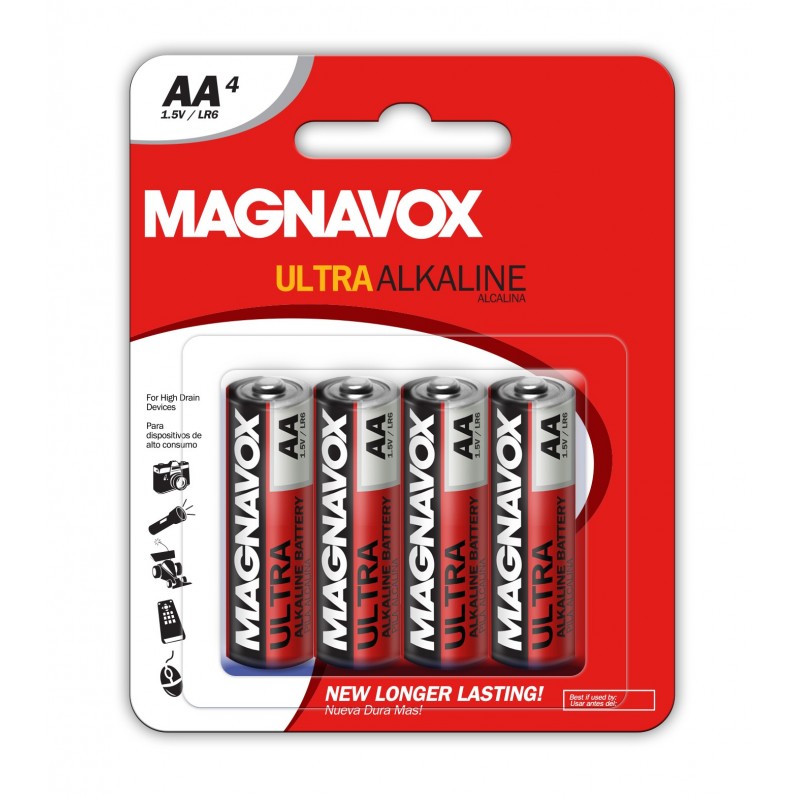4pack AA Alkaline Batteries
